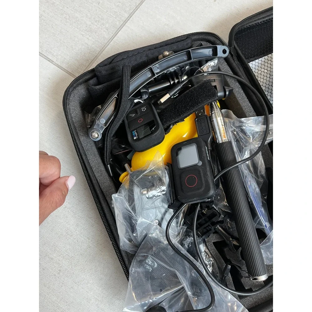 Action Camera Accessory Kit with Hard Carrying Case for GoPro Hero SJCAM APEMAN